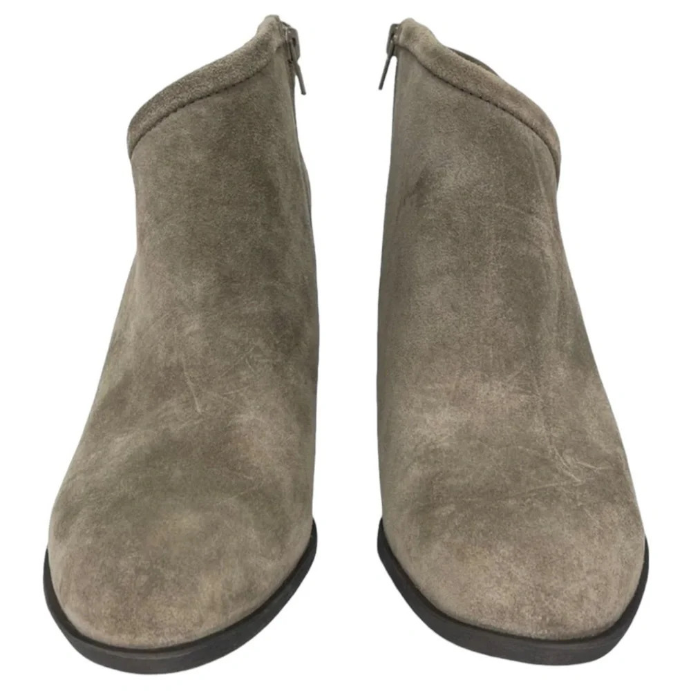 Lucky Brand Salza Brindle Suede Leather Womens Ankle Boots Size 11M - Picture 5 of 12